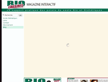 Tablet Screenshot of biolineaires.com